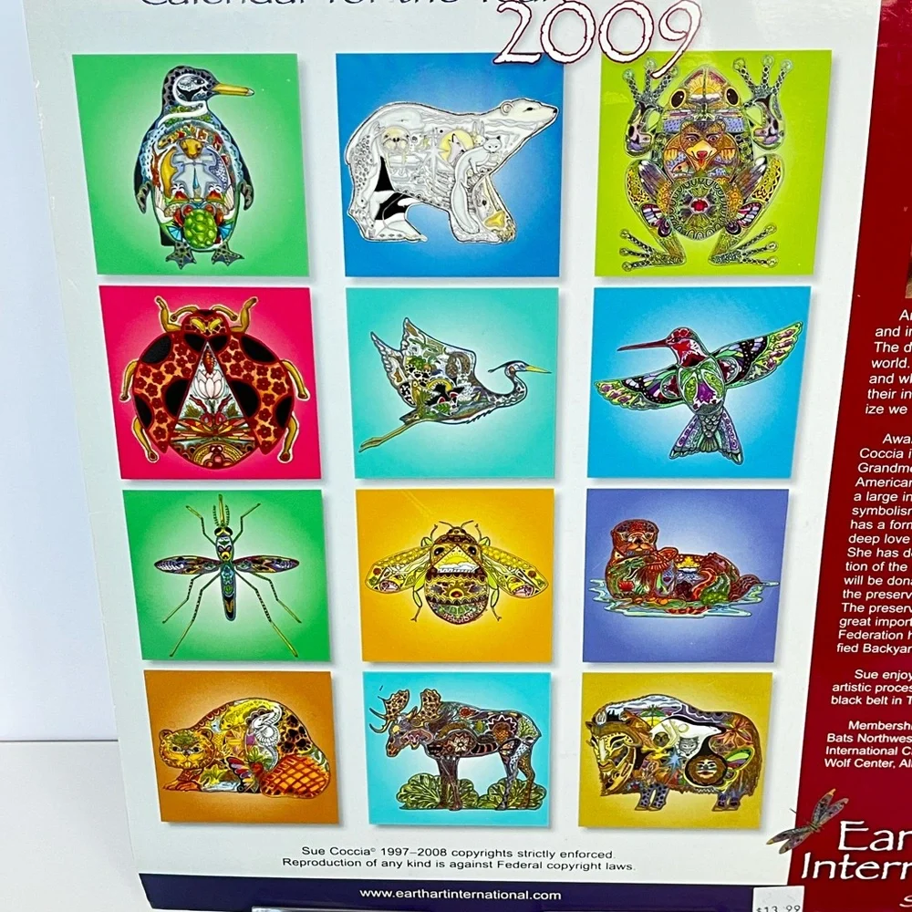 Animal Spirits 2009 Calendar by Sue Coccia